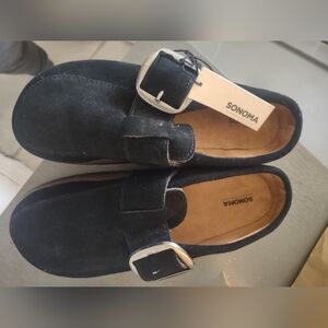 Sonoma Black Suede Loafers